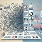 Data analytics converting chaotic data into charts
