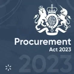 Procurement Act 2023 logo with royal crest